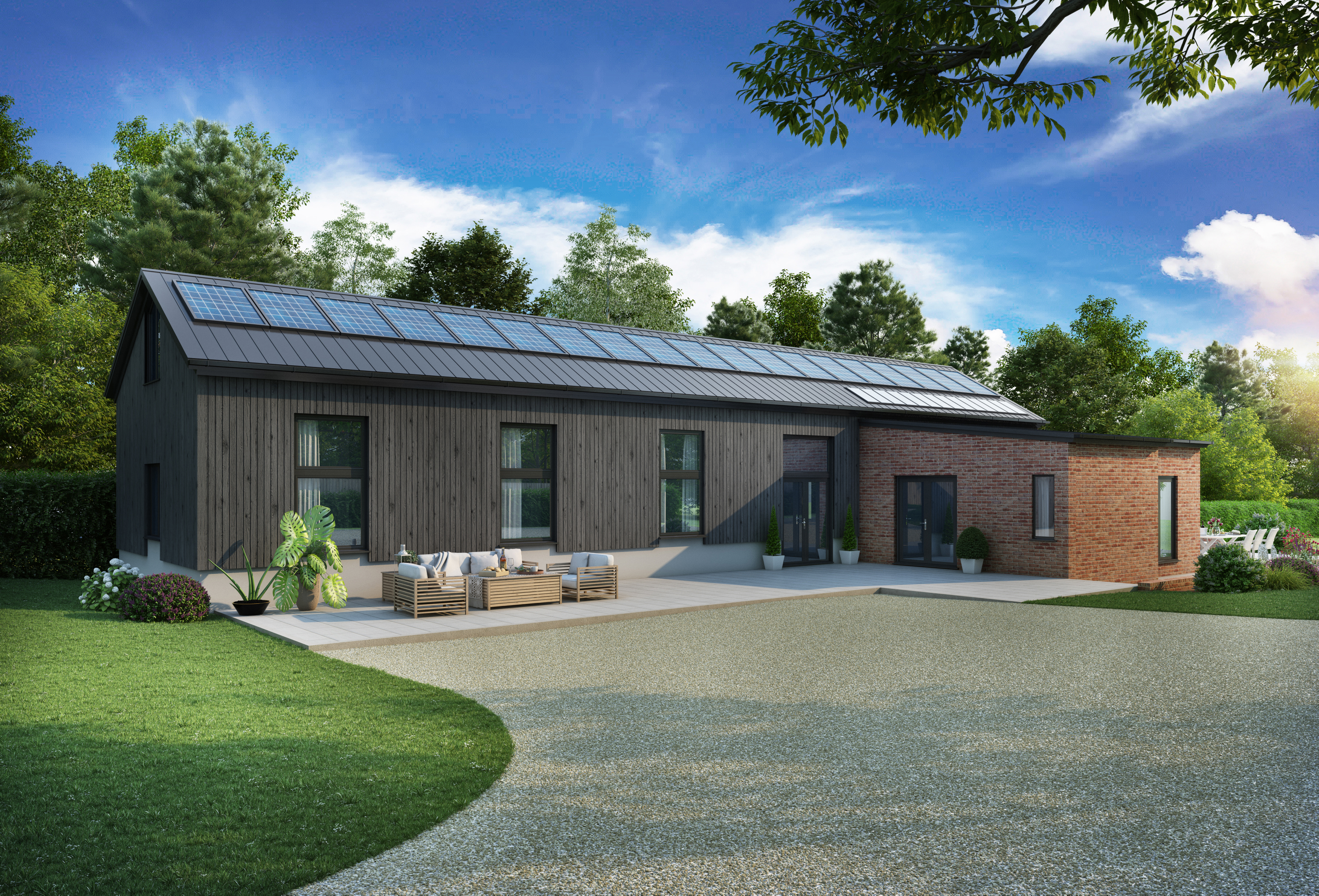 Lot: 26 - BARN FOR CONVERSION IN RURAL SETTING ON PLOT OF JUST OVER THREE-QUARTERS OF AN ACRE - 